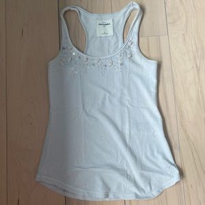 Beige Abercrombie Tank Top